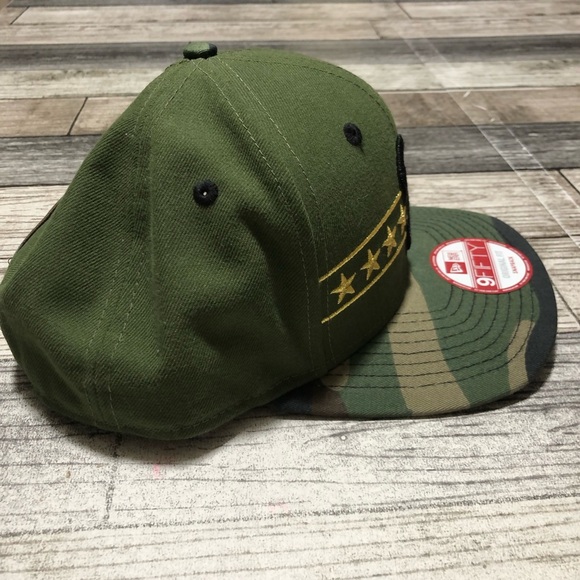 New Era 9Fifty Seattle Mariners MLB Snapback Hat Green Camo Original Fit - Picture 4 of 8